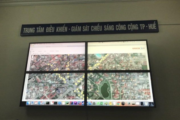 Thiết bị điều khiển và giám sát chiếu sáng đô thị khu vực trung tâm TP Huế